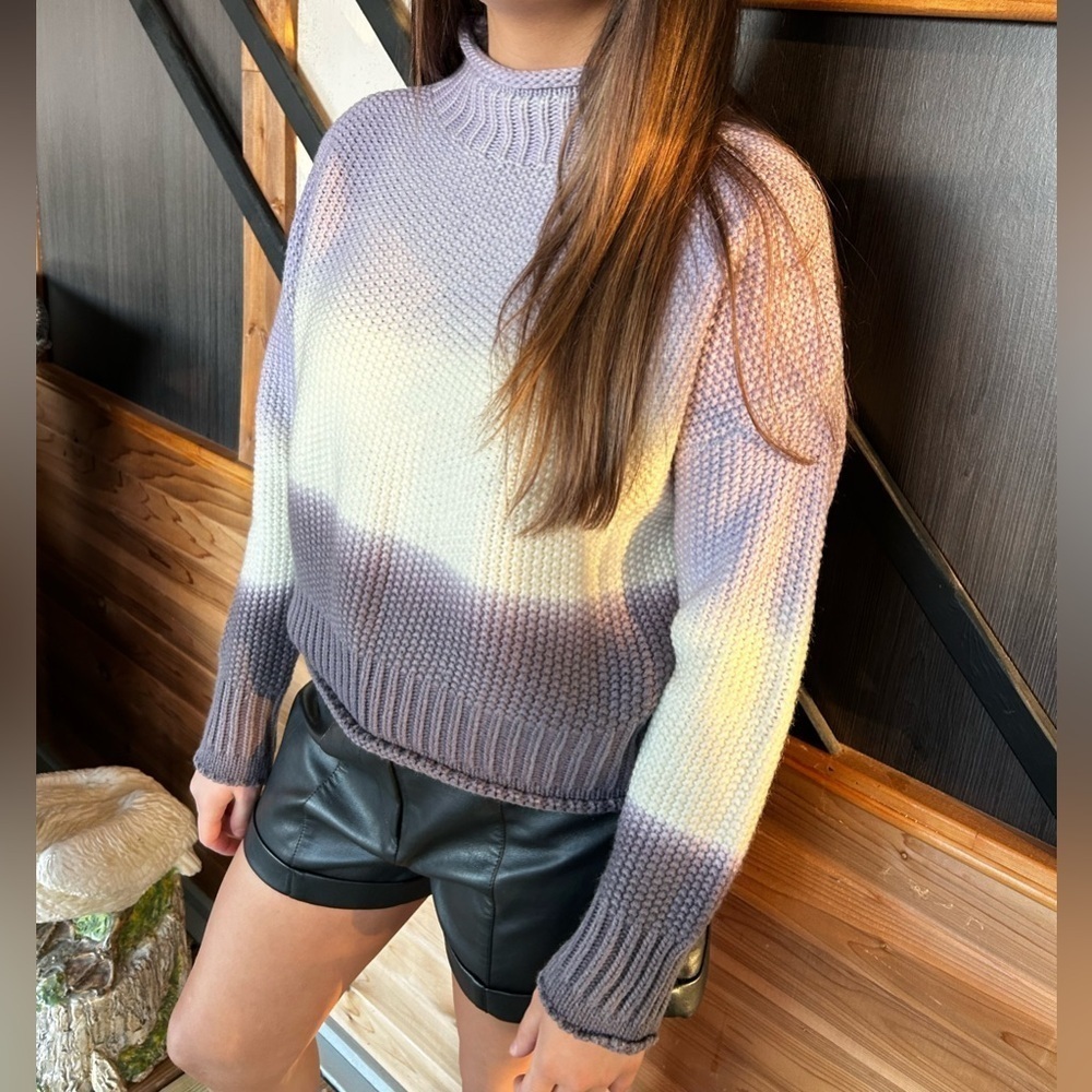 purple sweater she and sky size Medium women’s sweater - Picture 7 of 11